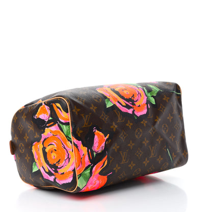 Louis Vuitton Monogram Roses Speedy 30 4 of 10