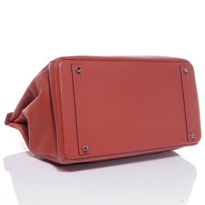 Hermes Taurillon Clemence Birkin 40 Bougainvillea 4 of 10