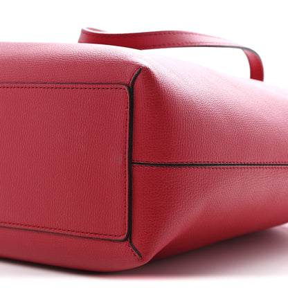 Burberry Haymarket Check Medium Reversible Tote Poppy Red 32 of 36
