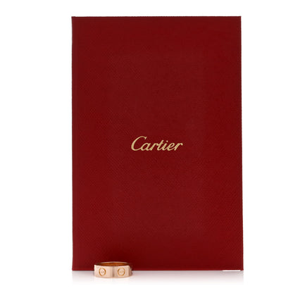 Cartier 18K Pink Gold 5.5mm LOVE Ring 48 4.5 5 of 5