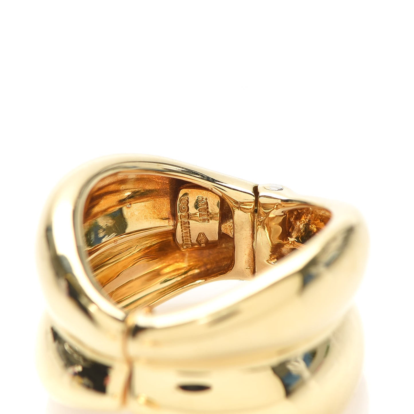 18K Yellow Gold Daniella Huggie Clip-On Earrings