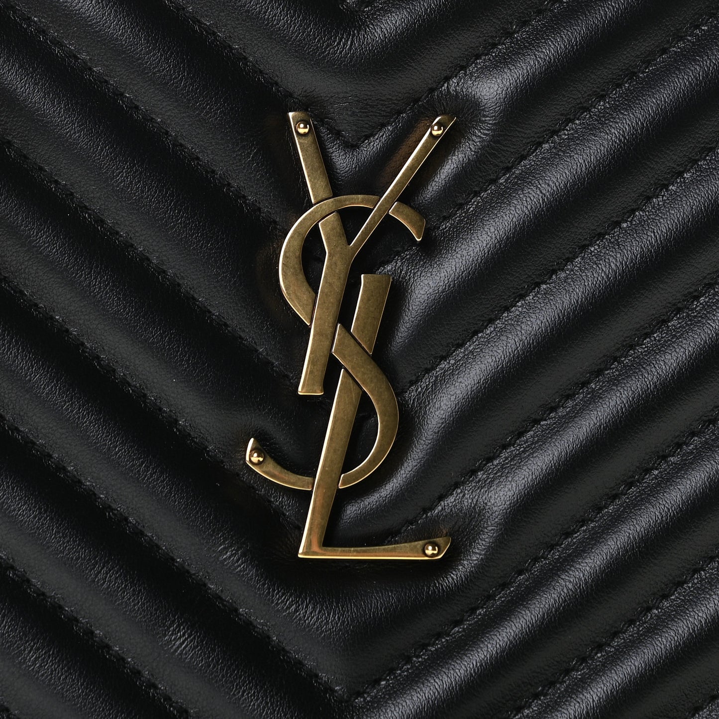 Calfskin Matelasse Monogram Lou Camera Bag Black