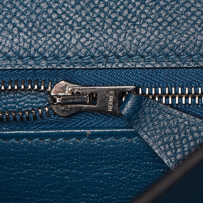 Hermes Epsom Retourne Kelly 28 Bleu Thalassa 14 of 31