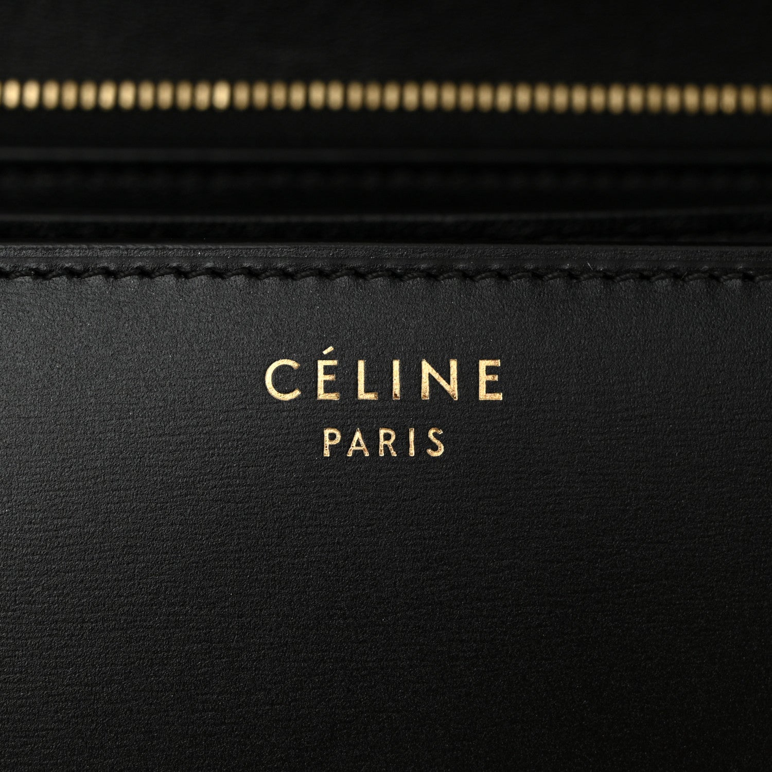 Celine Box Calfskin Medium Classic Box Flap Black 6 of 11