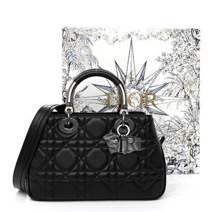 Christian Dior Calfskin Cannage Medium The Lady 95.22 Black 11 of 11