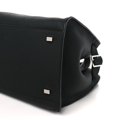 The Row Matte Grained Calfskin Soft Margaux 12 Black 9 of 10