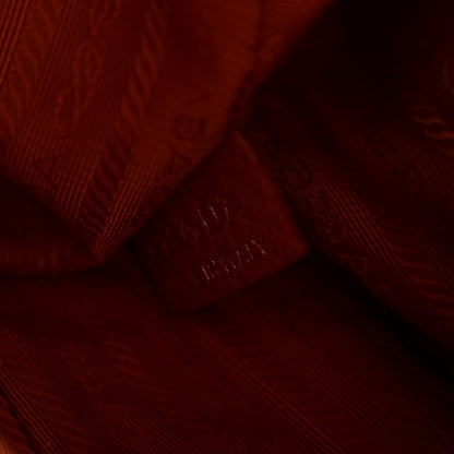 Prada Vitello Daino Hobo Papaya 6 of 16