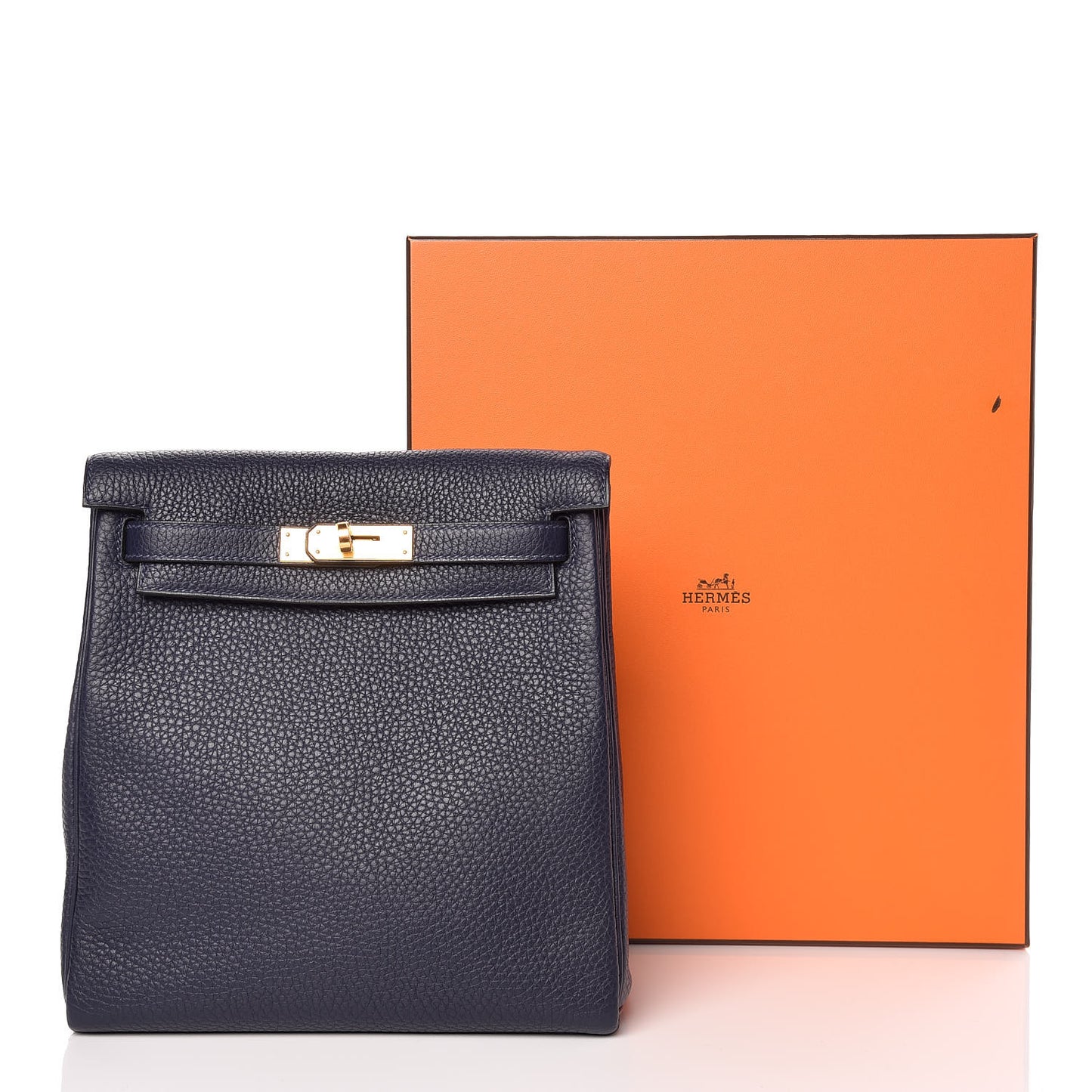 Togo Kelly Ado Backpack Bleu Nuit