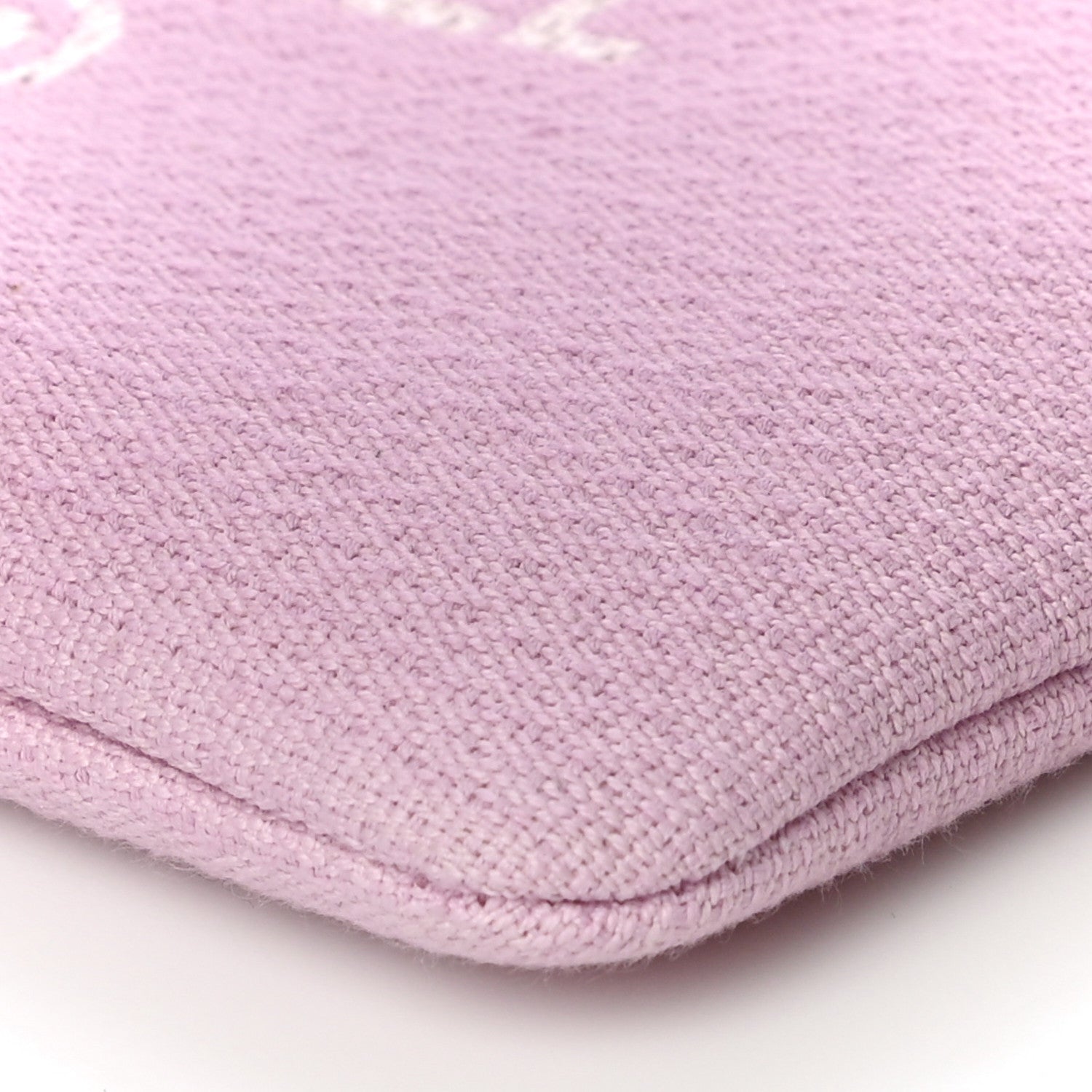 Chanel Mixed Fibers Small Deauville Pouch Pink 8 of 8