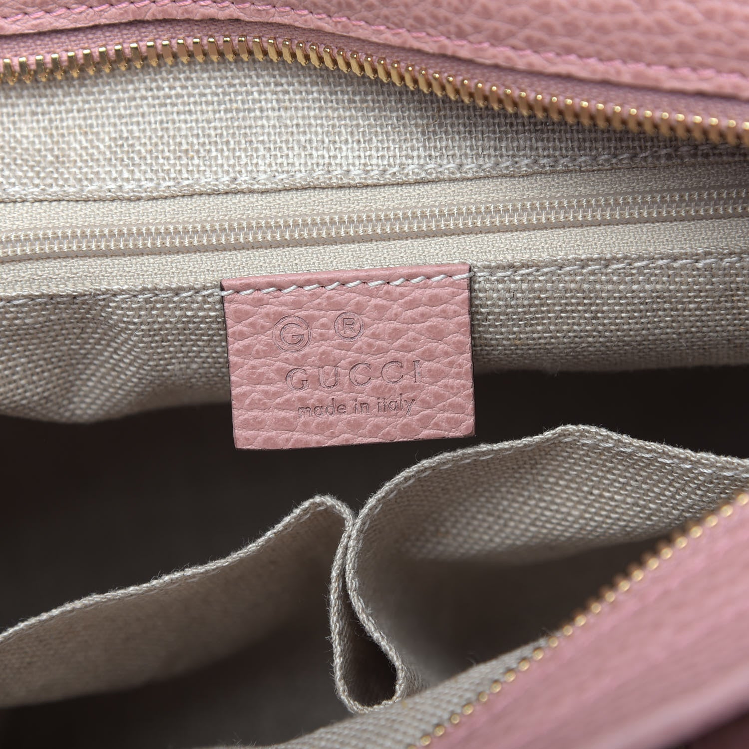 Gucci Monogram Small Bree Tote Beige Soft Pink 7 of 10