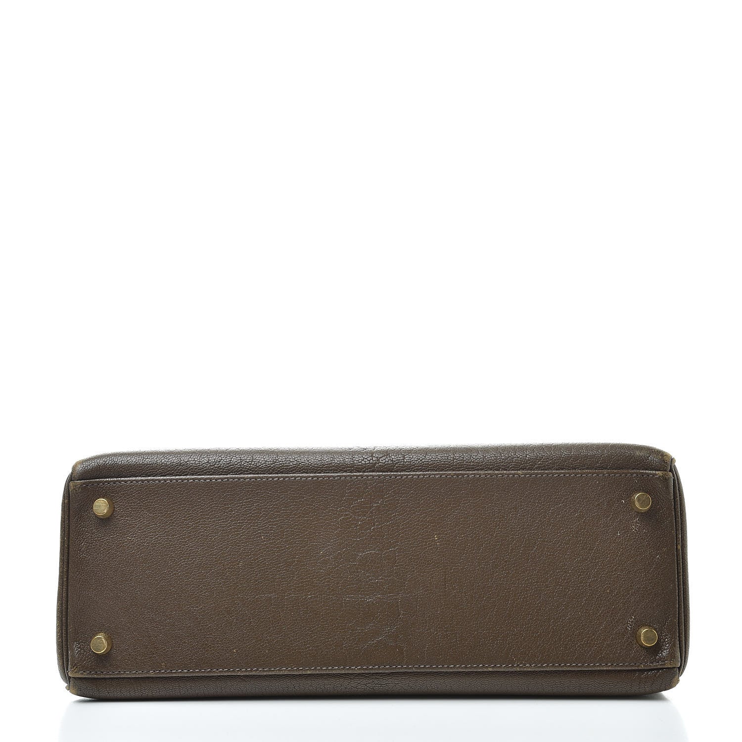 Hermes Chevre De Coromandel Kelly Retourne 32 Vert Bronze 6 of 50