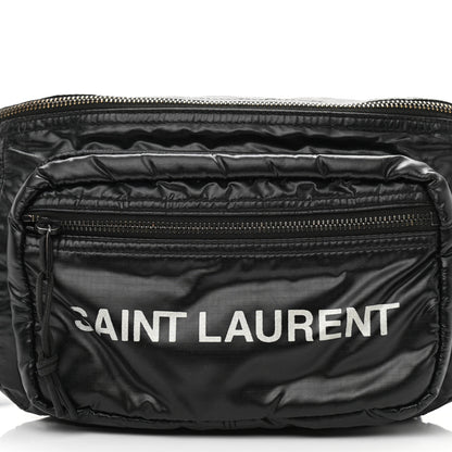 Saint Laurent Nylon Logo Nuxx Body Belt Bag Black 8 of 10