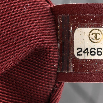 Chanel Bullskin Stitched Bi-Color Large Shopping Tote Black 7 of 12