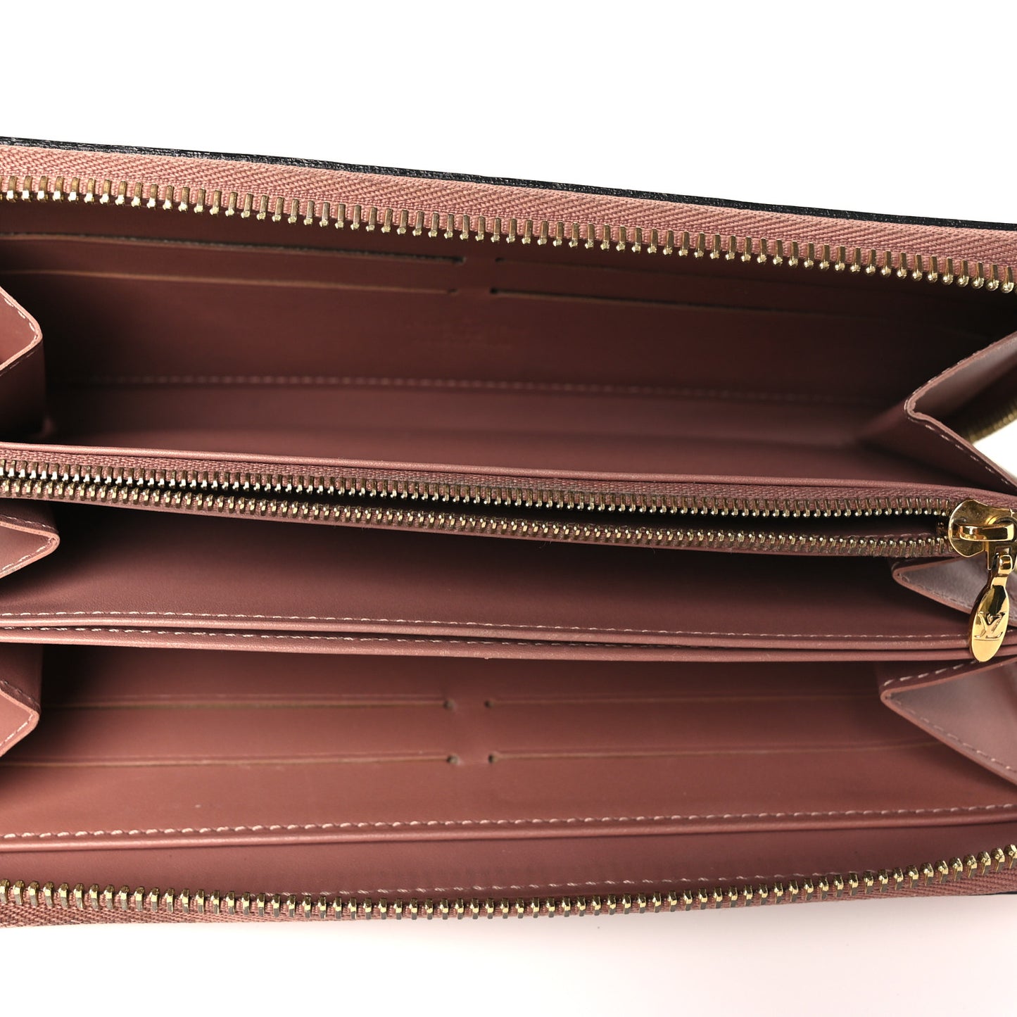 Vernis Zippy Wallet Rose Velours
