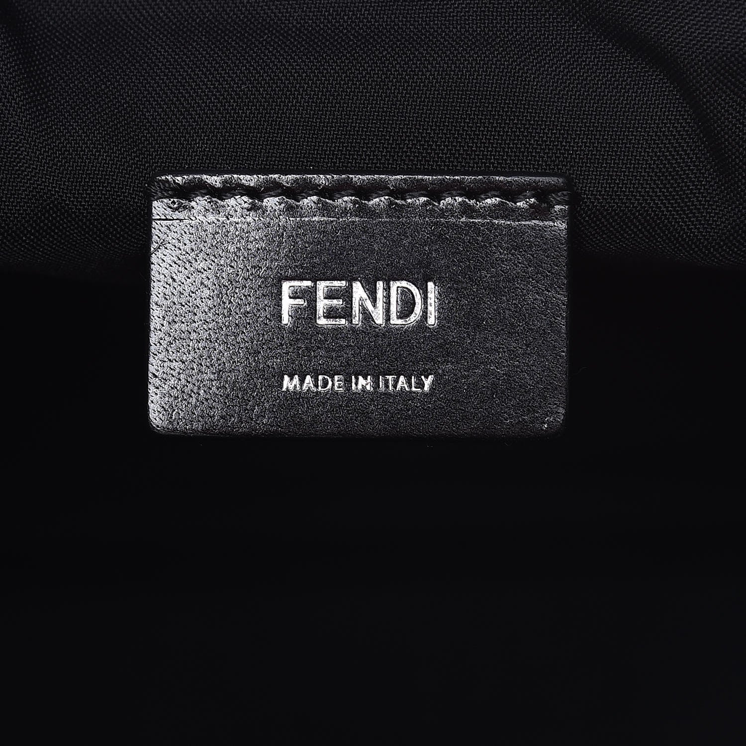 Fendi Calfskin Faces Lui Urban Briefcase Black 6 of 11