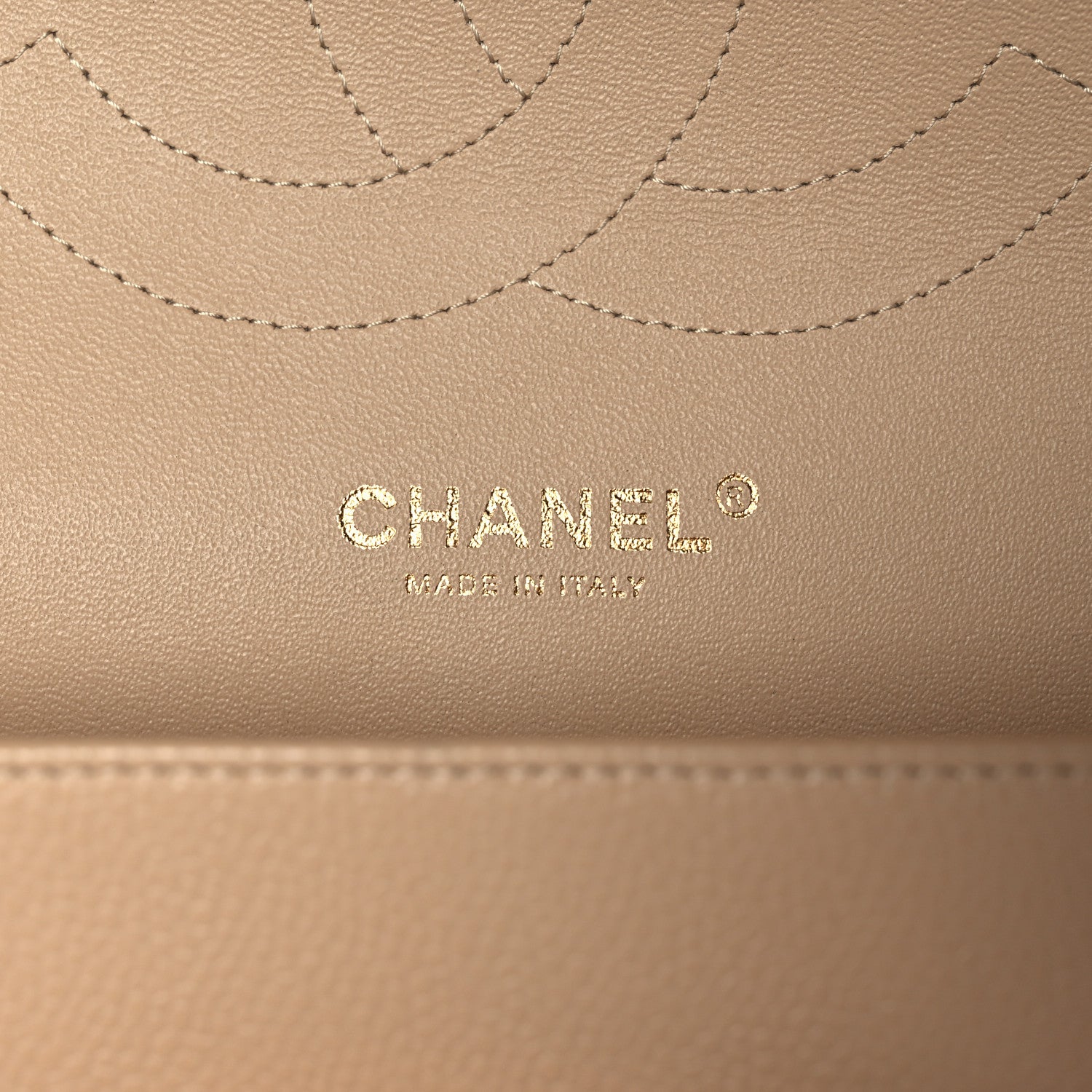 Chanel Caviar Quilted Jumbo Double Flap Beige Clair 6 of 9