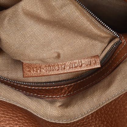 Fendi Cuoio Romano Selleria Linda Satchel Bronzo 7 of 7