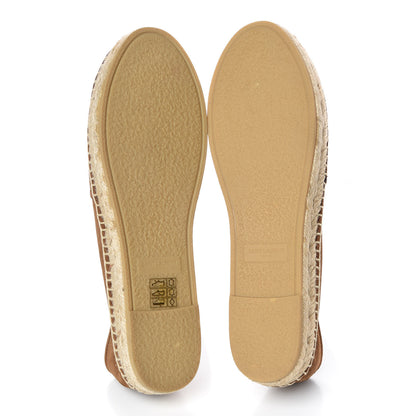 Saint Laurent Suede Monogram Espadrilles 38 Brown 5 of 10
