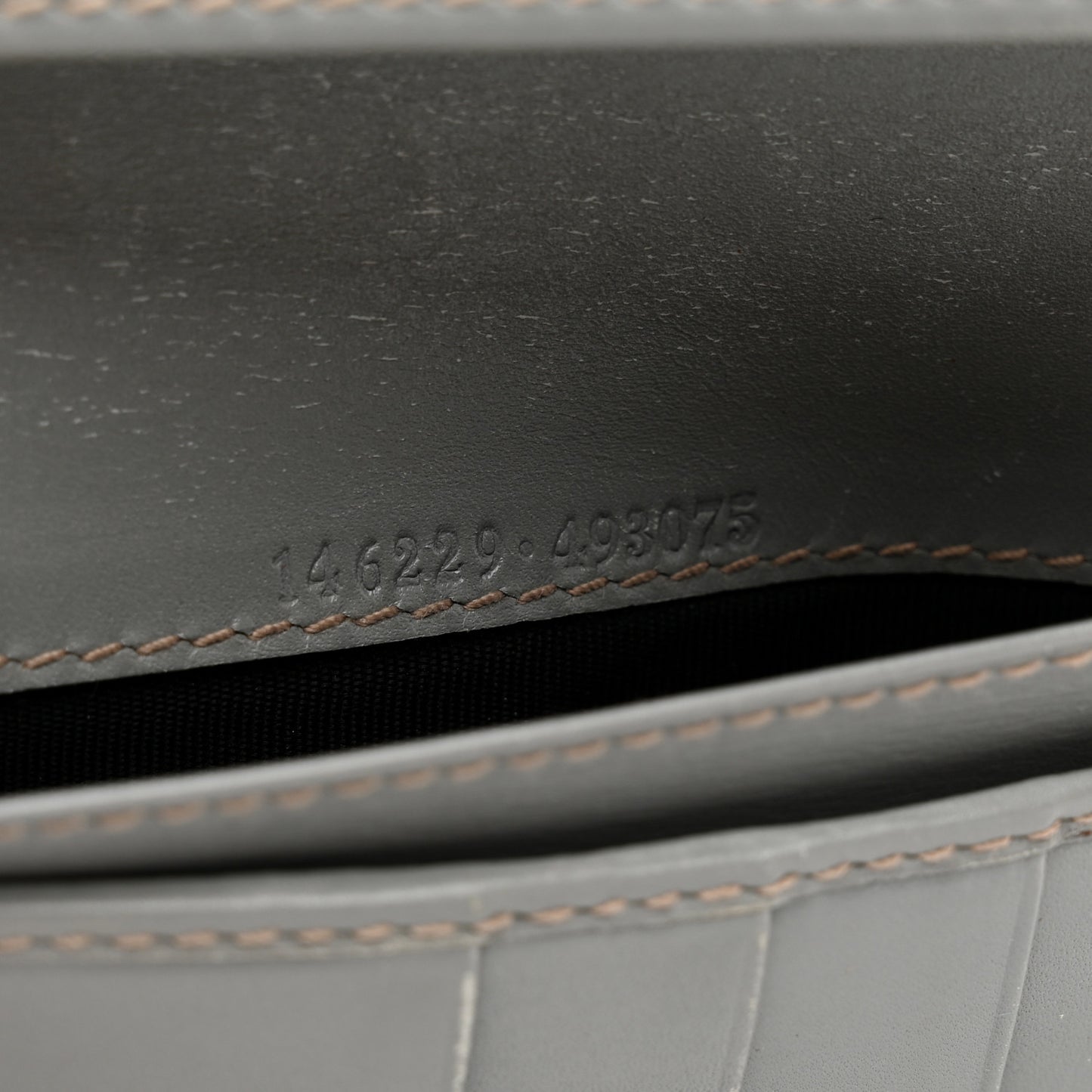 Guccissima Continental Flap Wallet Grey