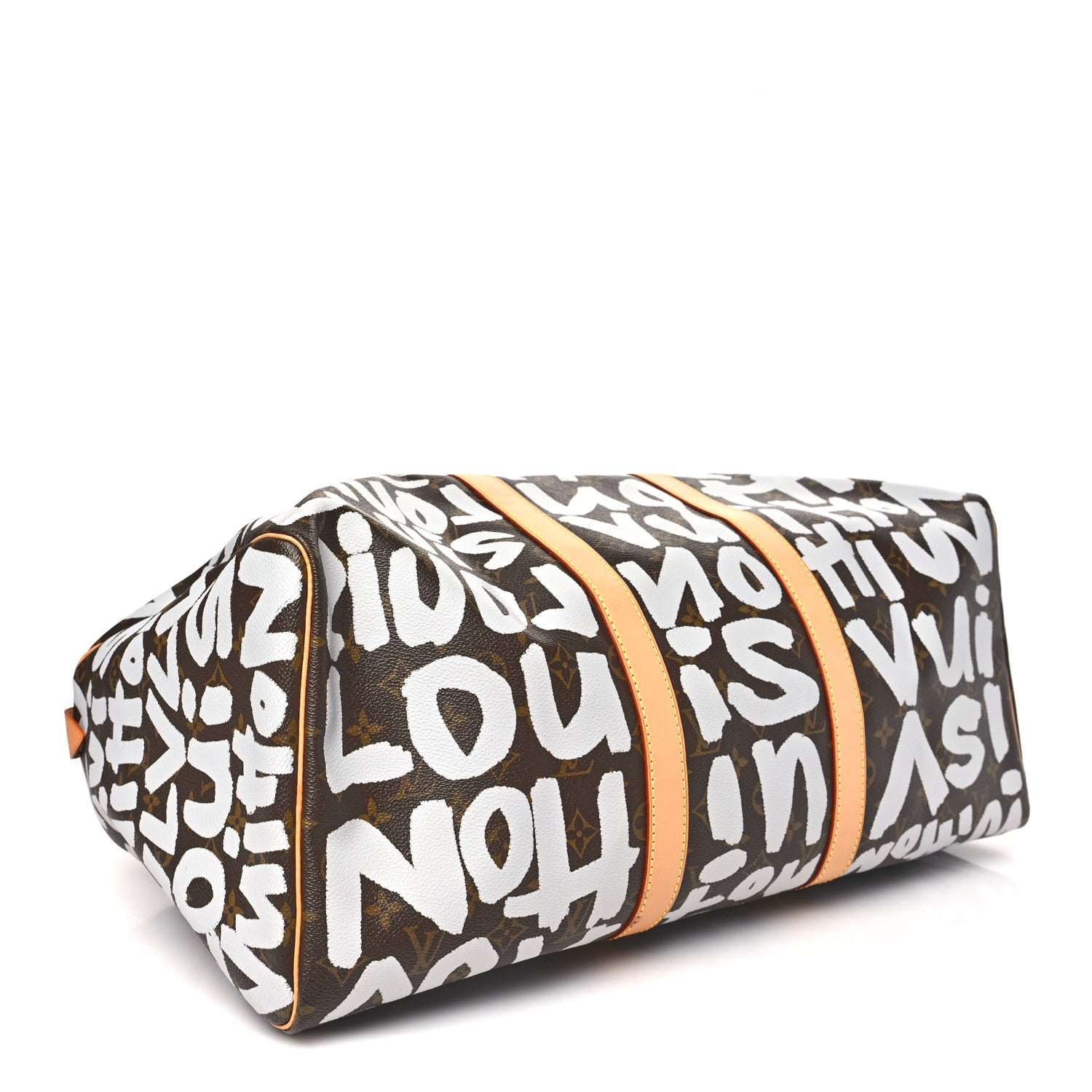 Louis Vuitton Monogram Graffiti Keepall 50 Silver 1840769 Louis Vuitton Monogram Graffiti Keepall 50 Silver 1840769