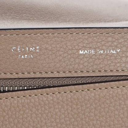 Celine Drummed Calfskin Suede Small Trapeze Dune 7 of 10