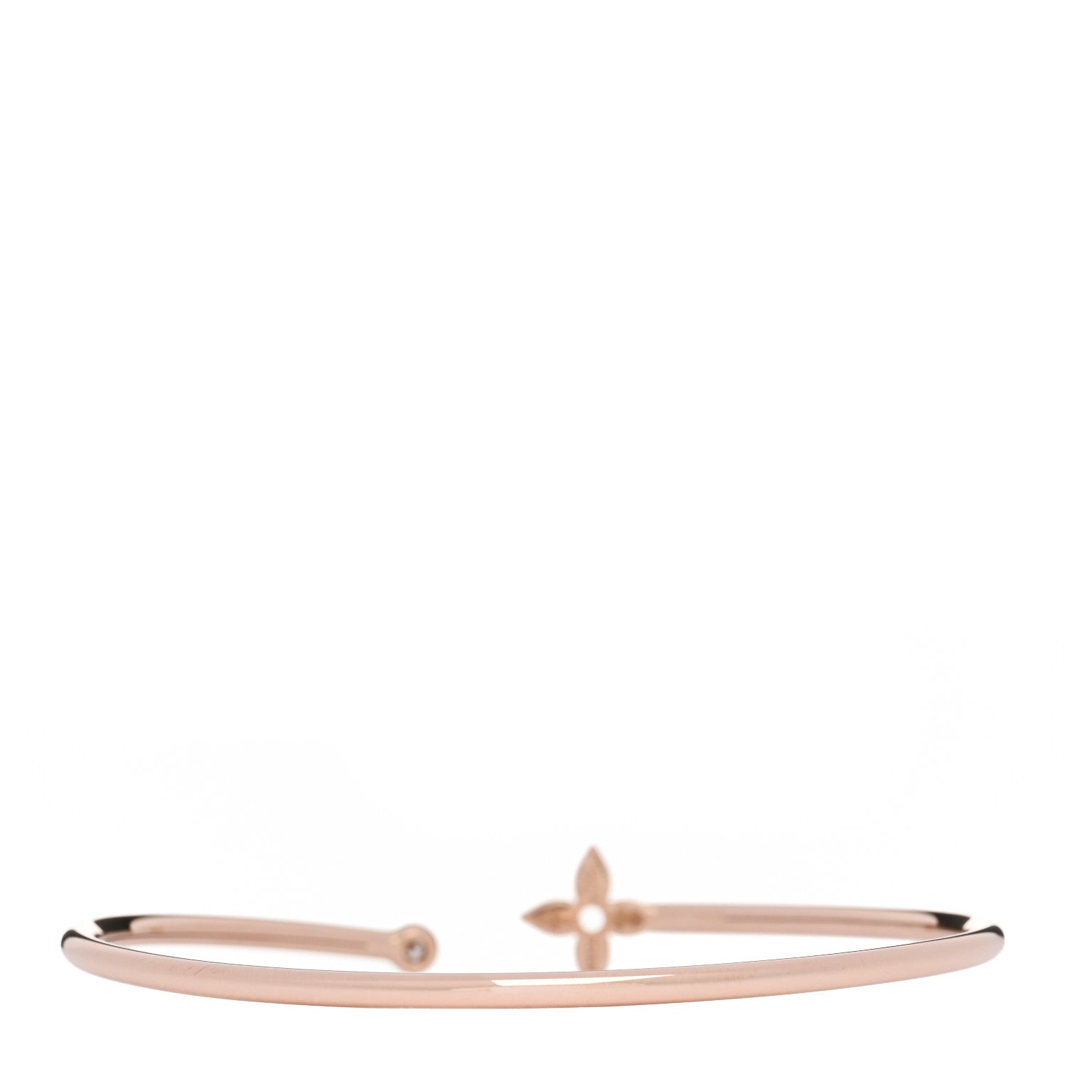 Louis Vuitton 18K Pink Gold Diamond Idylle Blossom Twist Bracelet 2 of 3
