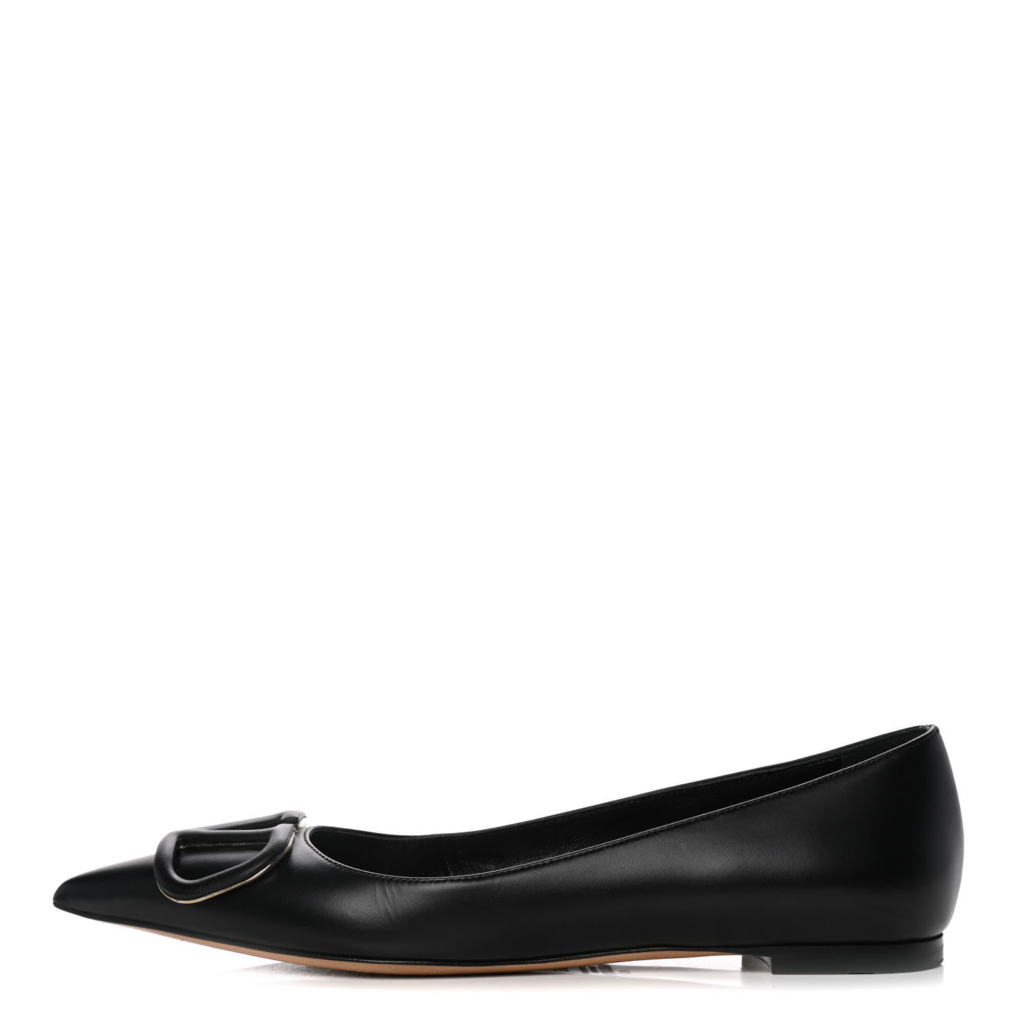 Valentino Garavani Nappa Vlogo Flats 36.5 Black 1 of 13