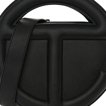 Telfar Vegan Leather Round Circle Bag Black 7 of 9