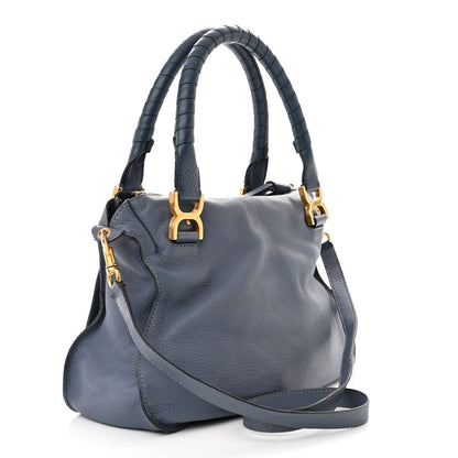 Chloe Calfskin Medium Marcie Satchel Cloudy Blue 3 of 24