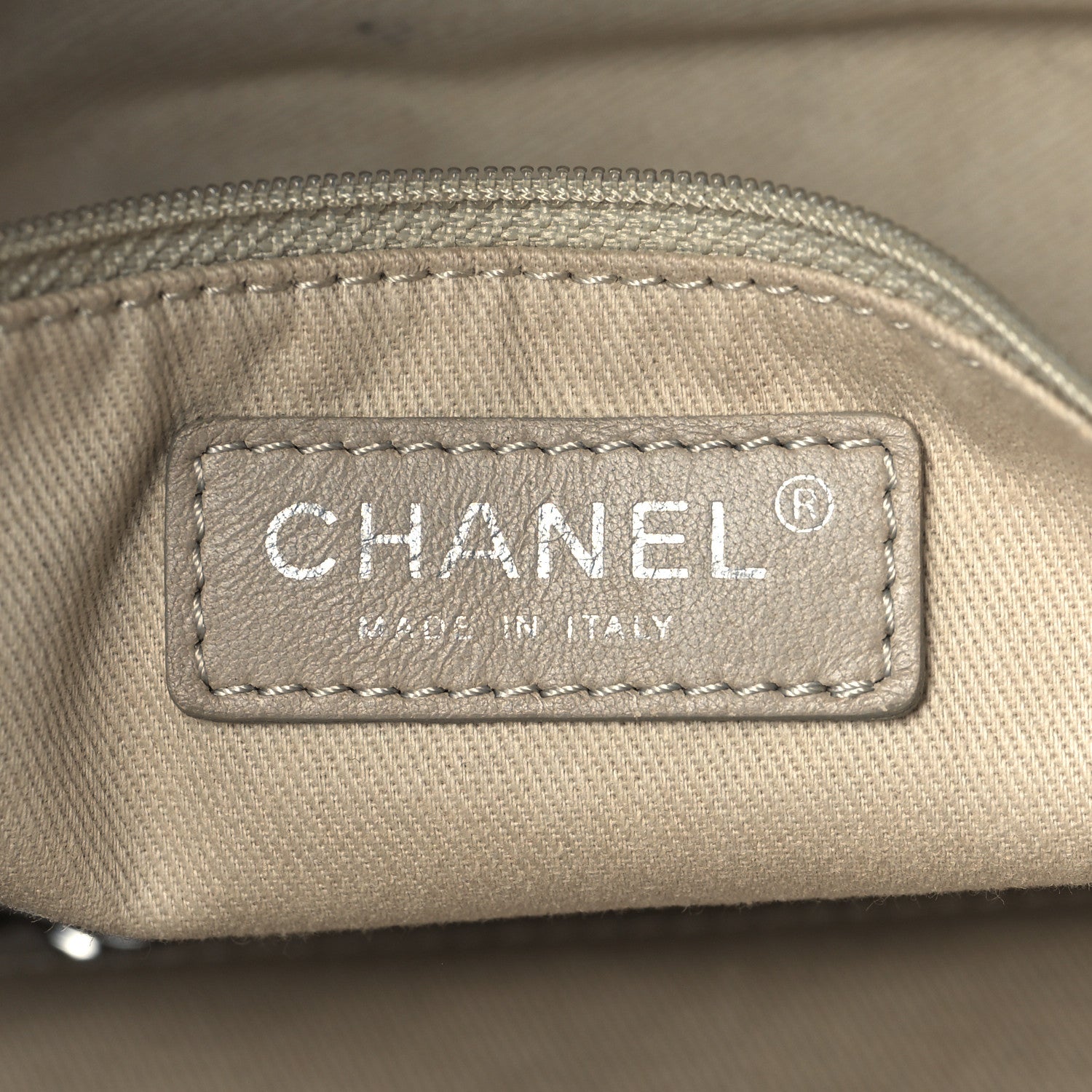 Chanel Caviar Quilted Timeless CC Soft Tote Navy Blue 6 of 14