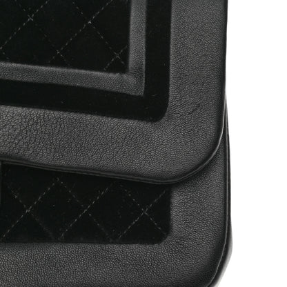 Chanel Metallic Lambskin Velvet Quilted Medium Flap Black 11 of 11