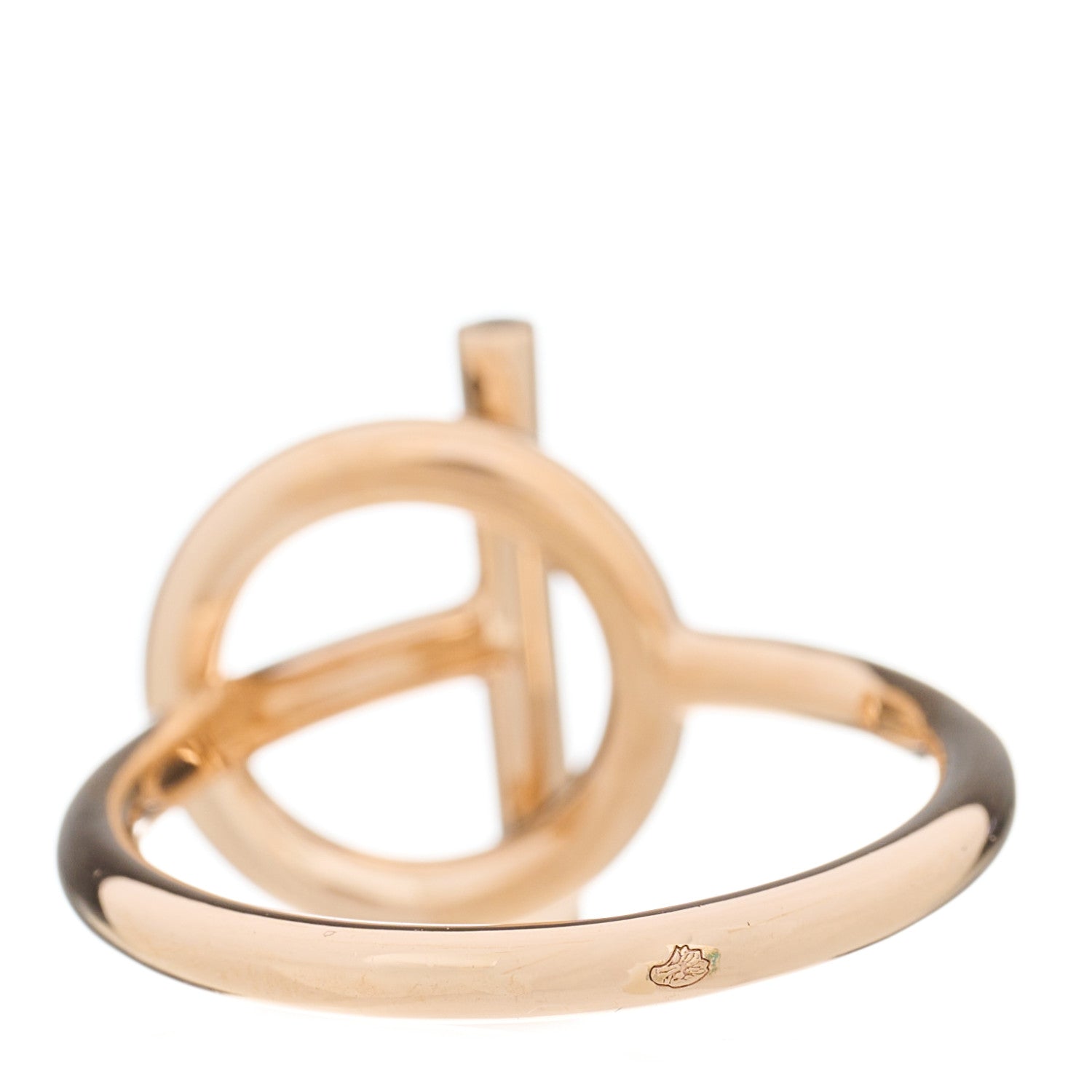 Hermes 18K Rose Gold PM Echappee Ring 52 6 2 of 4