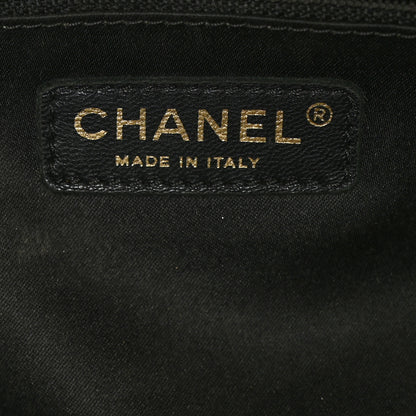 Chanel Caviar Quilted XL Grand Shopping Tote GST Black 7 of 11