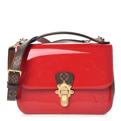 Louis Vuitton Patent Calfskin Monogram Cherrywood BB Scarlet 1 of 8