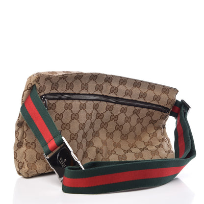 Gucci Monogram Web Belt Bag Dark Brown 3 of 9