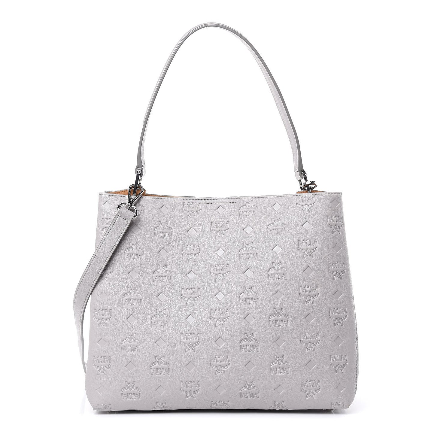 Calfskin Ottomar Monogram Sarah Convertible Hobo Dove