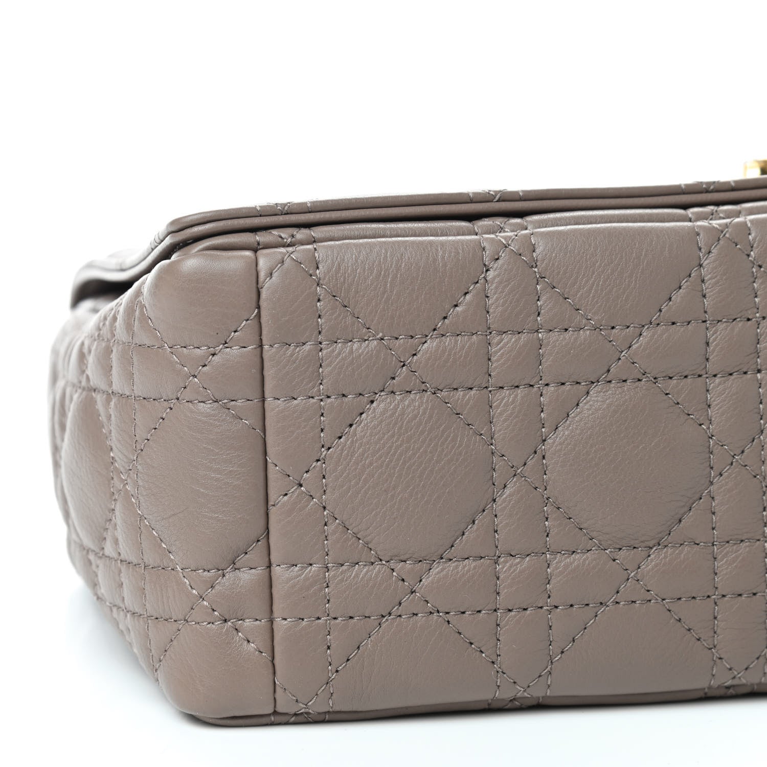 Christian Dior Lambskin Cannage Medium Caro Bag Warm Taupe 6 of 9