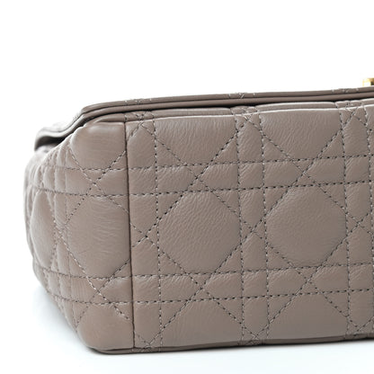 Christian Dior Lambskin Cannage Medium Caro Bag Warm Taupe 6 of 9