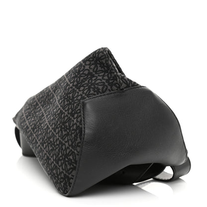 Loewe Jacquard Anagram Calfskin Anton Sling Anthracite Black 4 of 9