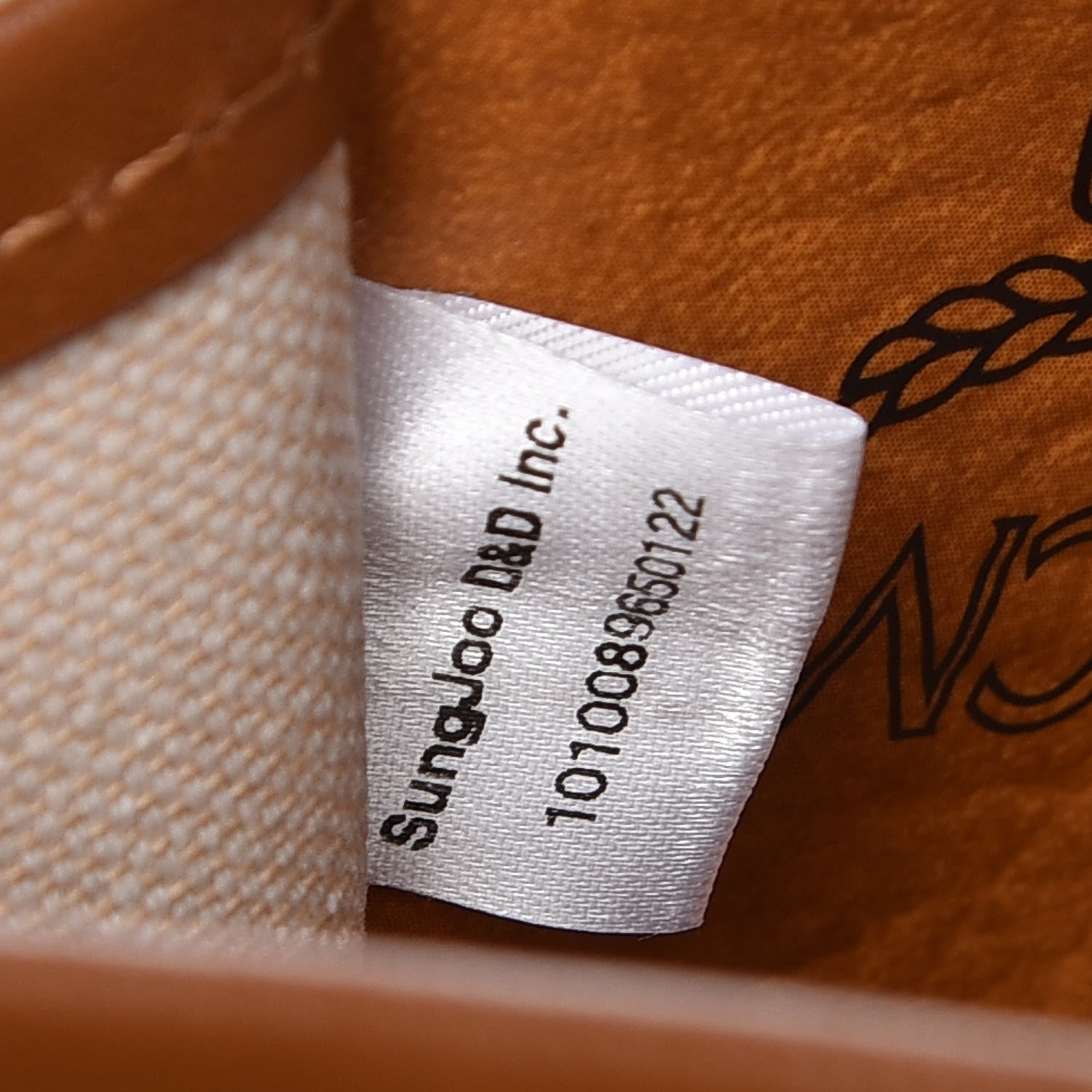 MCM Visetos Shopping Tote Cognac 9 of 20