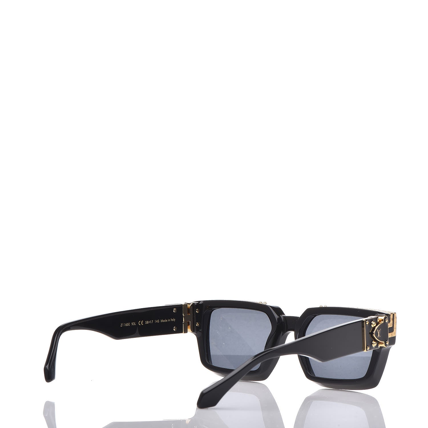 Louis Vuitton Acetate 1.1 Millionaires Sunglasses Z1165E Black 4 of 7