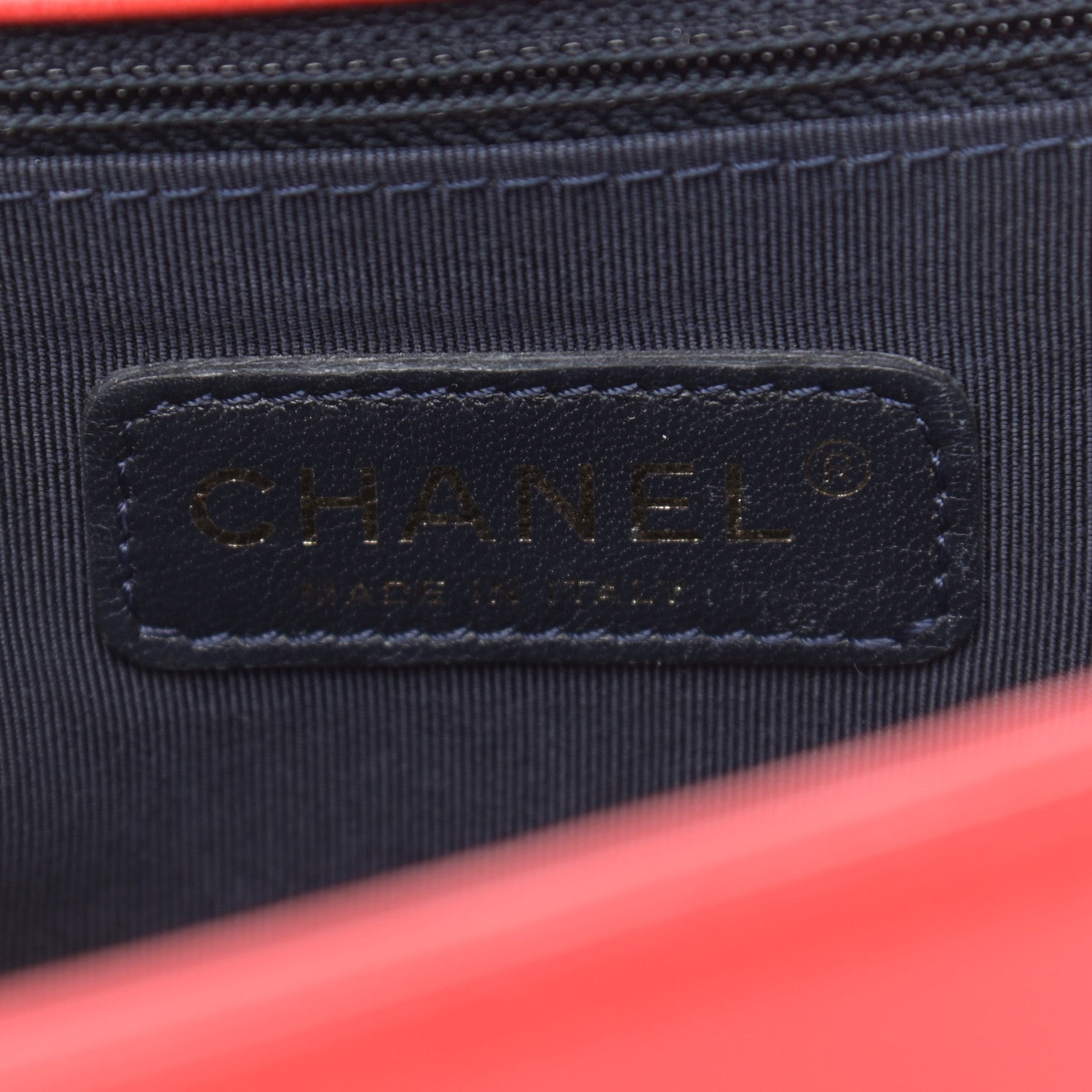 Chanel Lambskin Embossed New Medium Boy Cube Flap Red 4 of 15