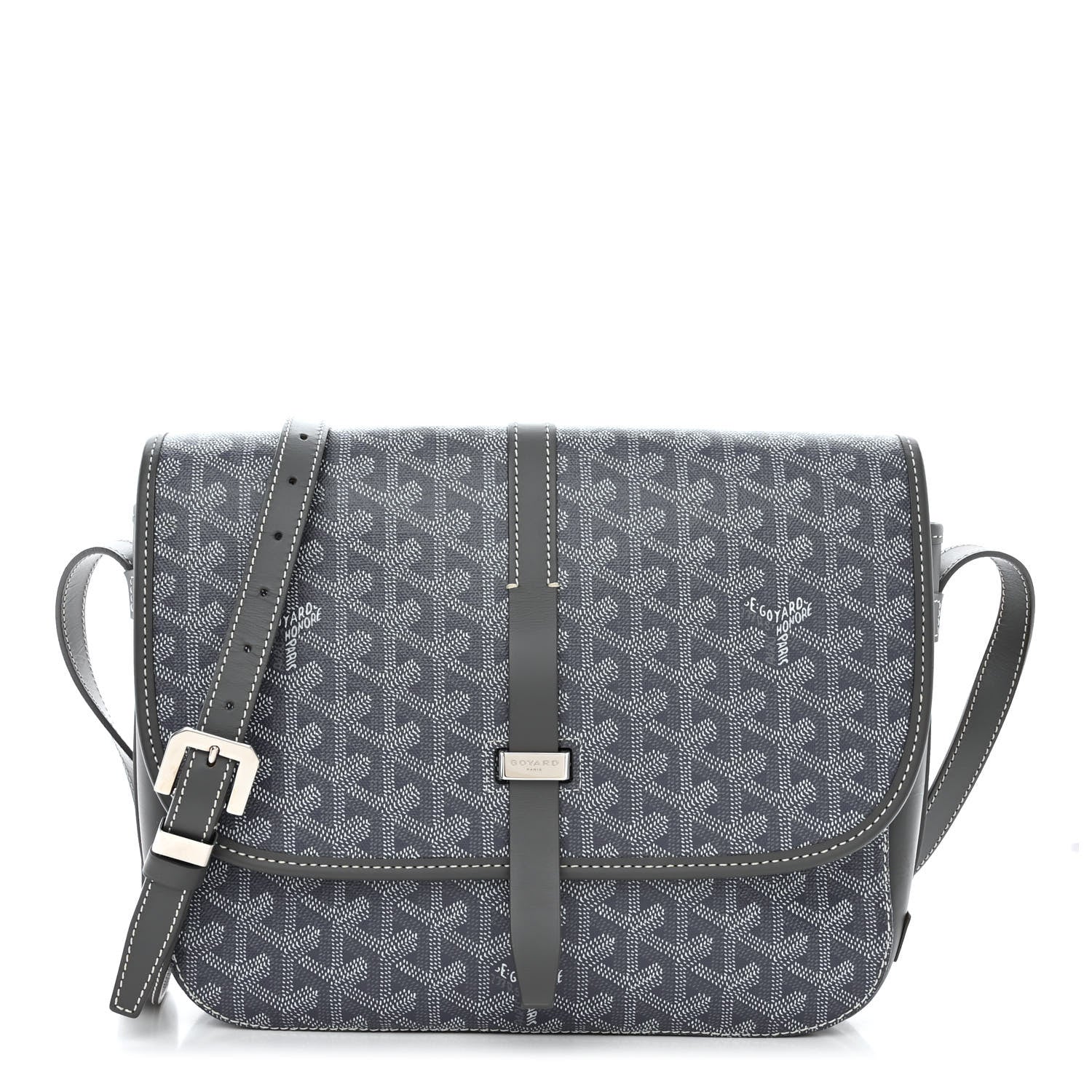 Goyard Goyardine Belvedere II MM Messenger Bag Grey 1 of 9