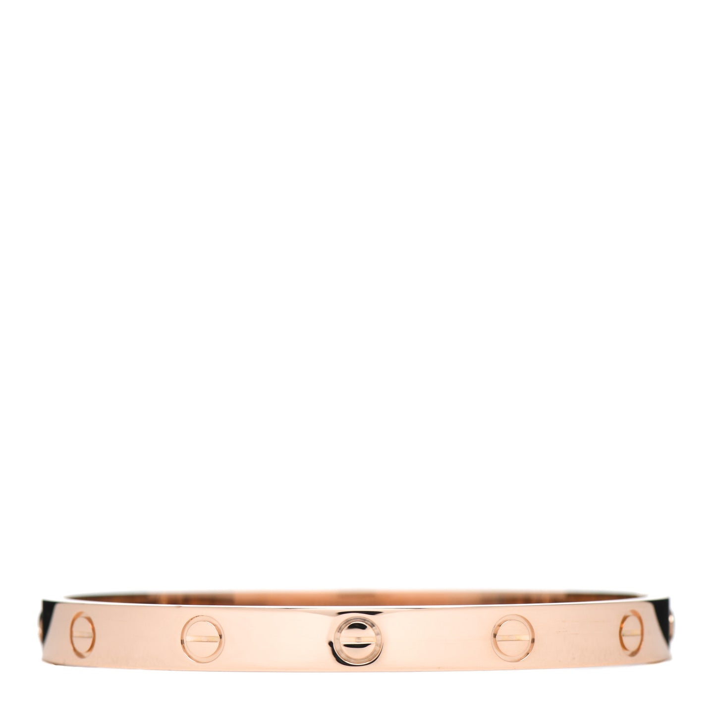 18K Pink Gold LOVE Bracelet 17
