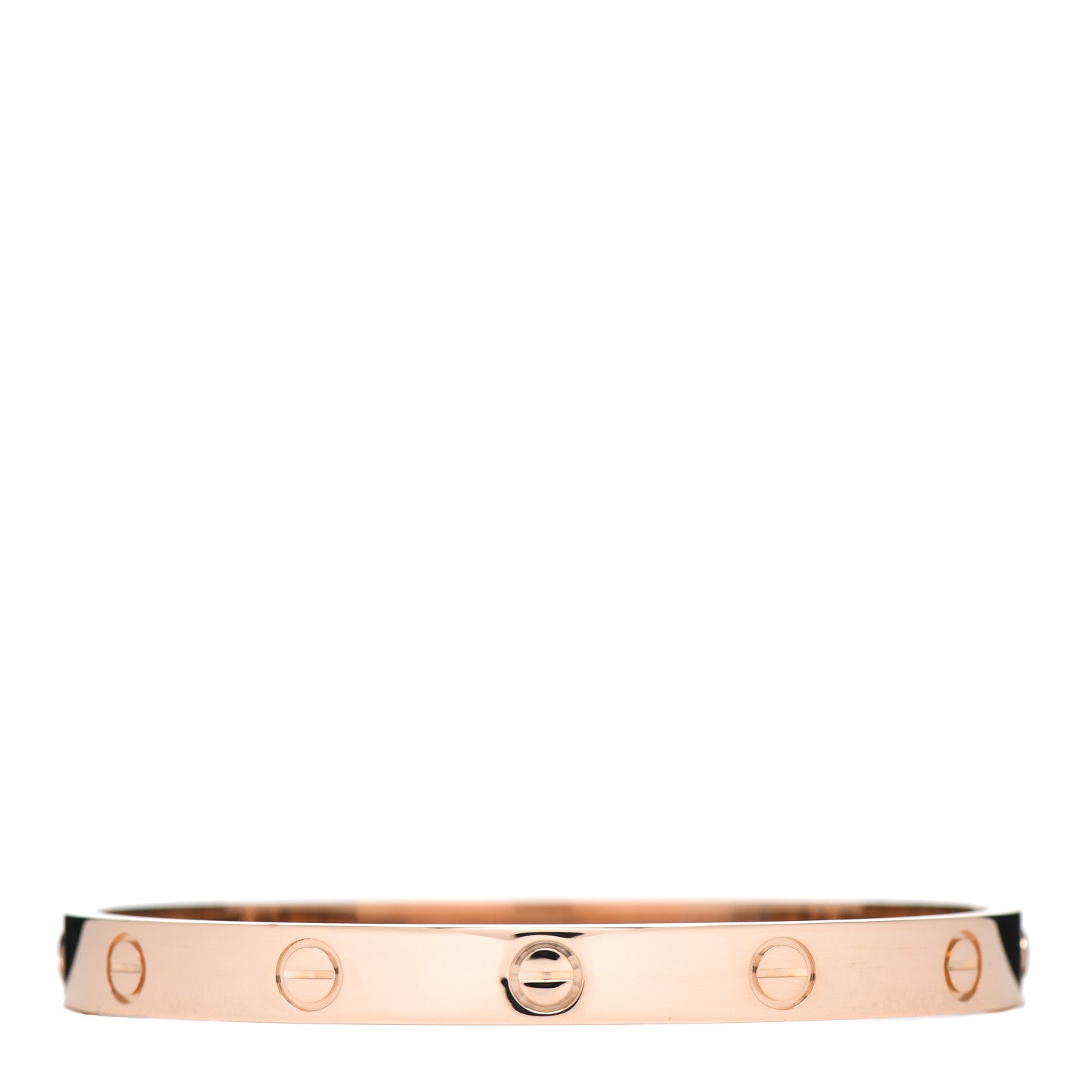 Cartier 18K Pink Gold LOVE Bracelet 17 1 of 5