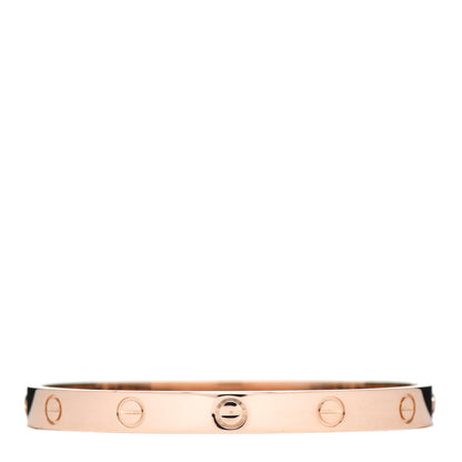 Cartier 18K Pink Gold LOVE Bracelet 17 1 of 5