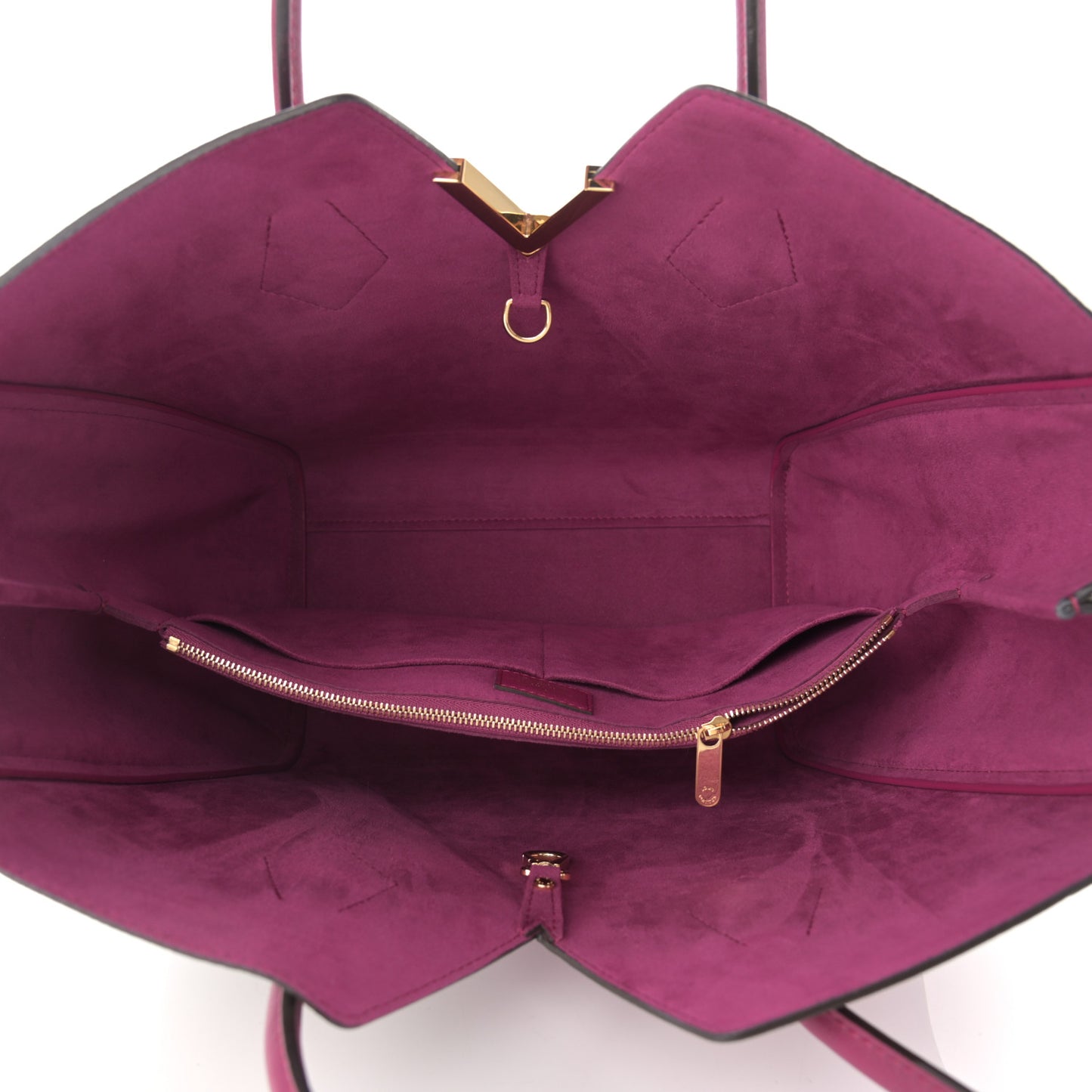 Calfskin Monogram Kimono Tote Grape