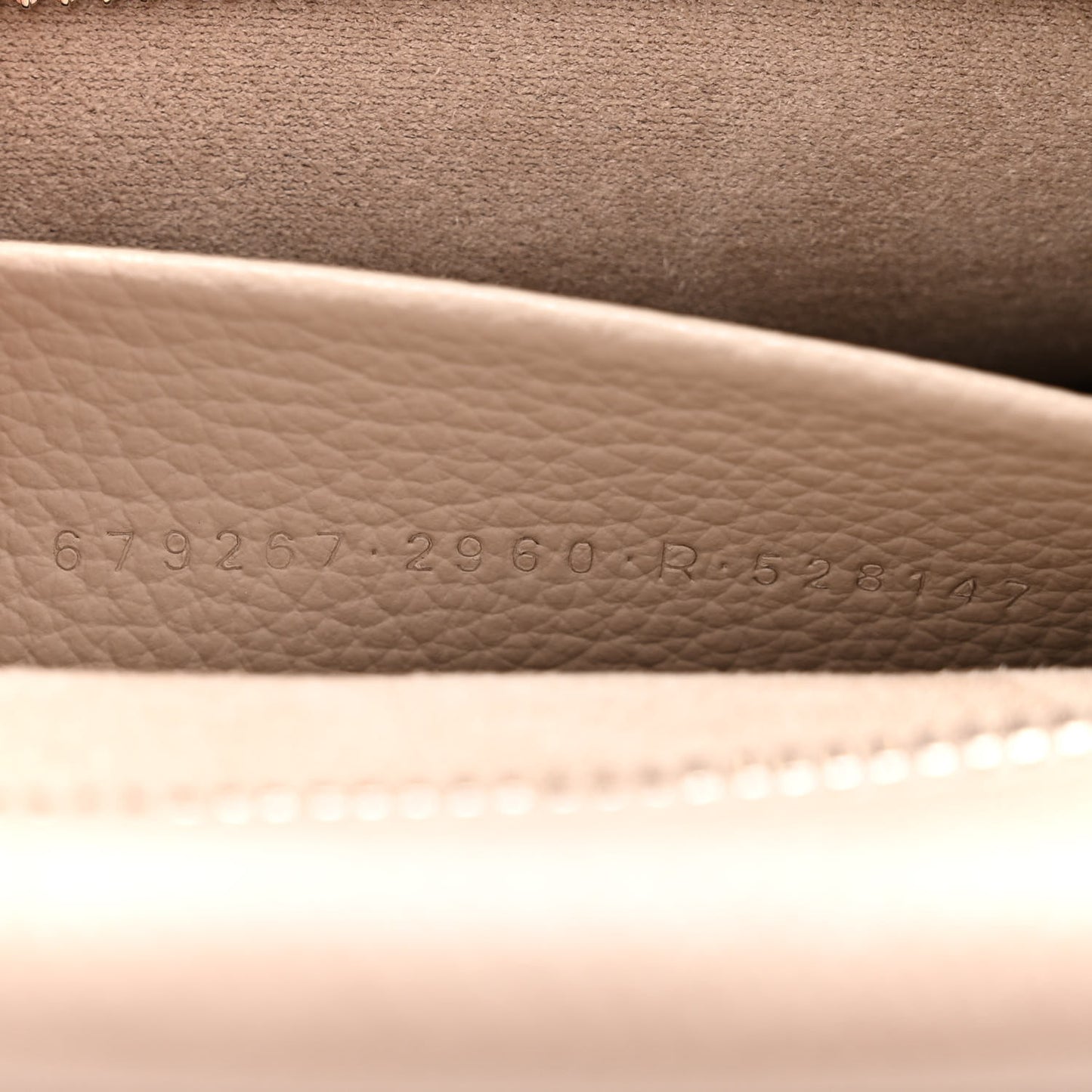 Calfskin Logo M Everyday Camera Bag Taupe