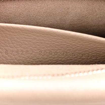 Balenciaga Calfskin Logo M Everyday Camera Bag Taupe 8 of 11