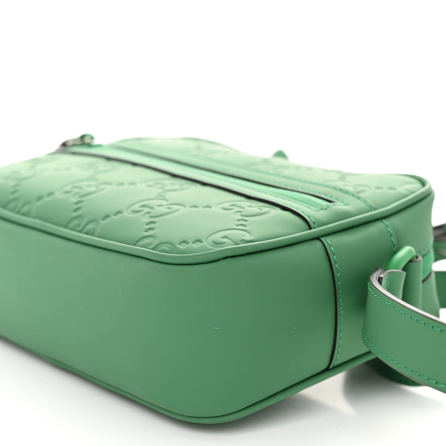 Rubber Effect Monogram GG Crossbody Bag New Shamrock